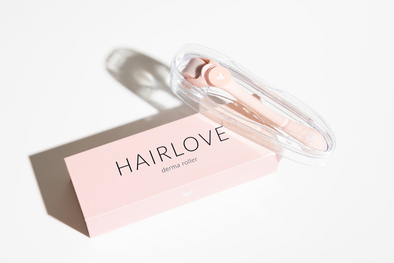 HAIRLOVE derma roller in packaging on a white background