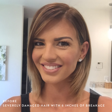 Kaley Sparling smiling with a shoulder-length hairstyle in a bright setting.